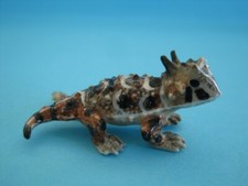 LITTLE CRITTERZ REPTILE "RIP" HORNED TOAD FIGURINE *Mint Condition*