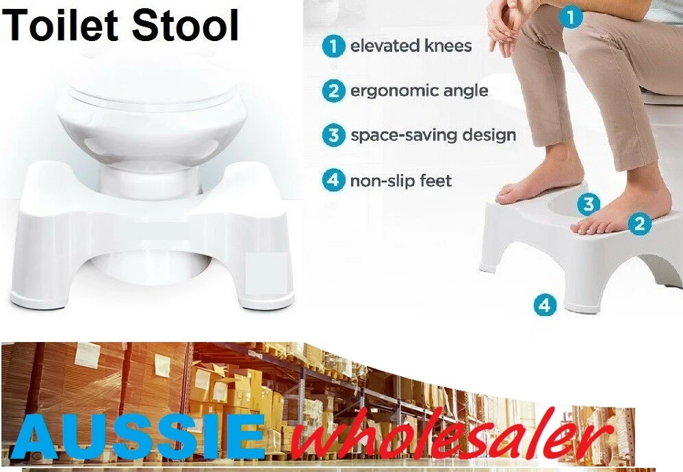 AU SIT AND SQUAT SQUATTY POTTY ECO TOILET STOOL NON-SLIP HEALTHY COLON