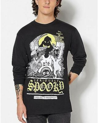 Oogie Boogie Seriously Spooked Long Sleeve Tee The Nightmare Before Christmas 