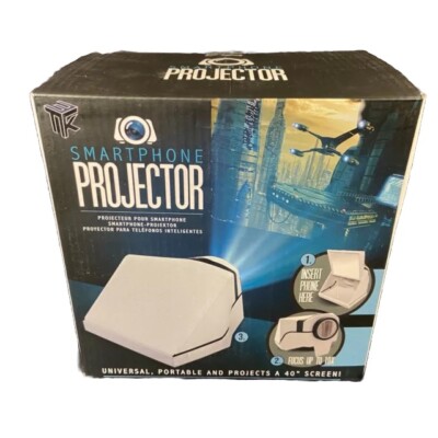 New Smartphone Projector in Box Universal, Portable 40'' Screen Paladone NIB