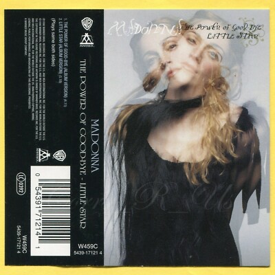 MADONNA~The Power of Good-Bye/LITTLE STAR~ Rare UK Cassette Single~GOODBYE~Dance