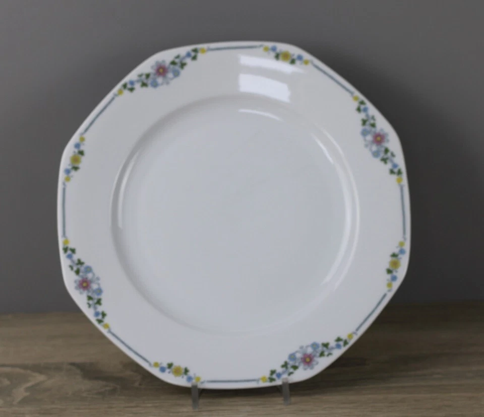 Seltmann Weiden Mirabell bunte Blumenranke Speiseteller Essteller Teller Ø 25 cm - Bild 1 von 1