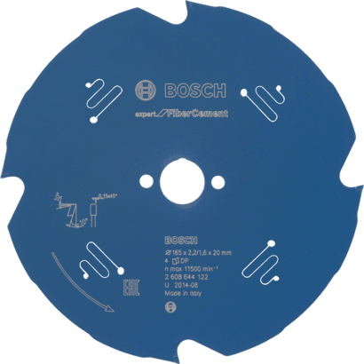 New Genuine Bosch 2608644122 Expert for Fibre Cement Circular Saw Blade