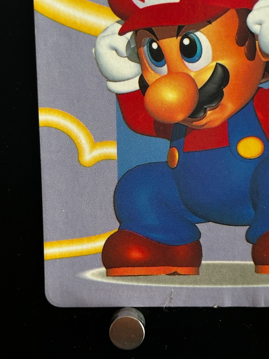 Mario Super Mario Bros 64 Card Japanese Nagasakiya Nintendo JAPAN