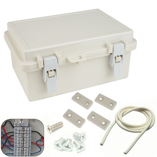 IP65 Waterproof Electronic Junction Box Enclosure Case Outdoor Terminal