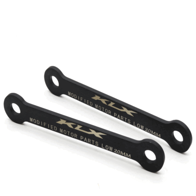 Rear Suspension Lowering Links Kit For Kawasaki KLX250/S/SF, KLX300R, KLX300SM - Pair, Silver-601454