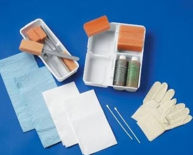 Medline DYND70660 Premium Wet Skin Prep Tray (LOT18) eBay