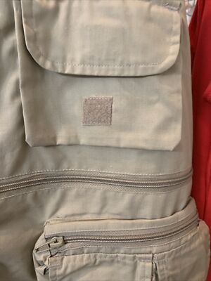 Gilet de pêche léger multi-poches - camping, randonnée, outdoor kaki beige - Gilets de Pêche
