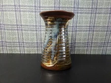 MCM Vase Pottery Craft USA California, Mid Century Brown 5.5" Tall