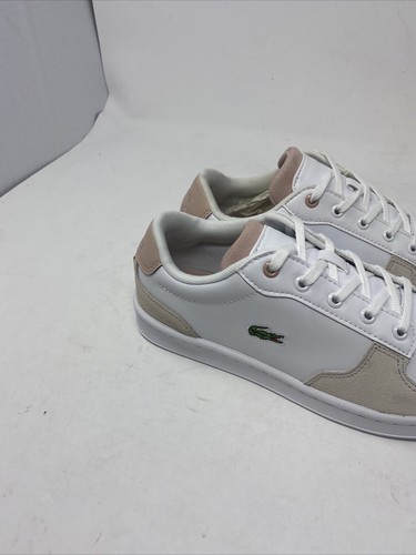 Lacoste Kids Masters Wht/nat Shoes Size 