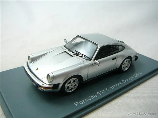 NEO SCALE MODELS 1/43 43242 PORSCHE 911 CARRERA COUPE USA 1985 Argento silver - Immagine 4 di 4