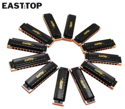 EASTTOP 10Hole Diatonic Harmonica Set Professional harmonica Bluetooth harp set
