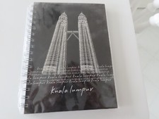 notebook kuala lumpur petronas towers. new
