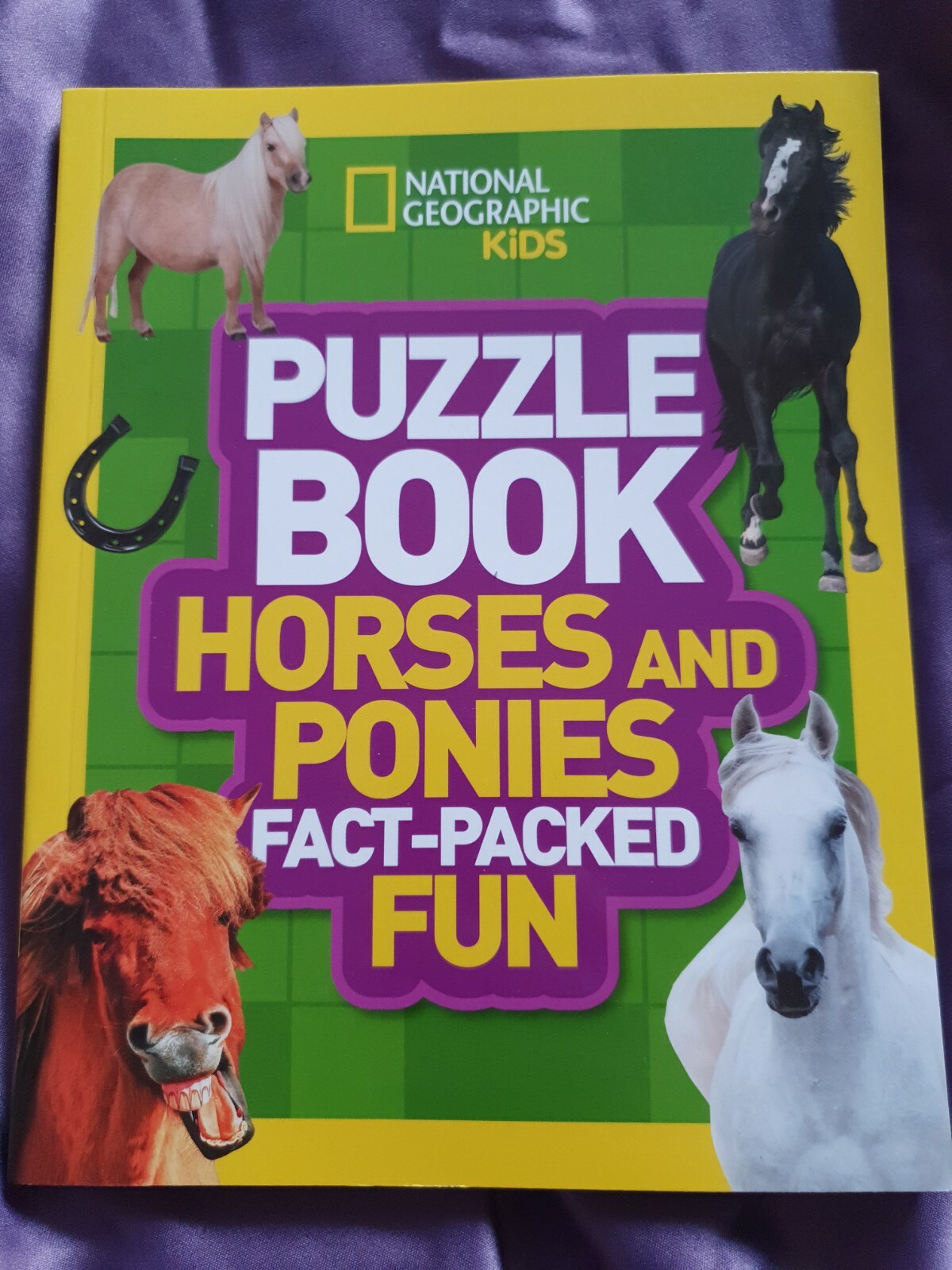 National Geographic Kids PUZZLE BOOK Horses and Ponies Activity Book puzzles fun