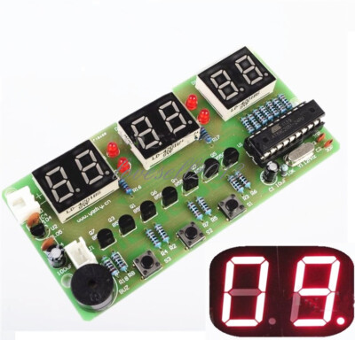 DIY Kits C51 6 Bits Digital Electronic Clock Electronic Production Suite NEW