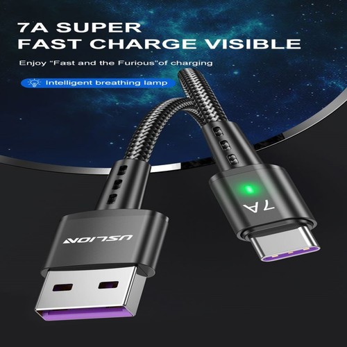 Type C Fast Charger 7A USB Cord Cables Charging Cable For Android Samsung Phone - Picture 3 of 15