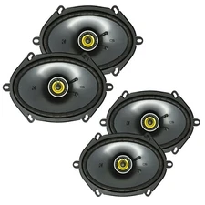 4) KICKER 43CSC684 CSC68 CS Series 6x8" 2-Way Coaxial Car Audio Speakers
