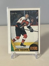1987-88 O-Pee-Chee #182 Doug Crossman - NHL Hockey Card