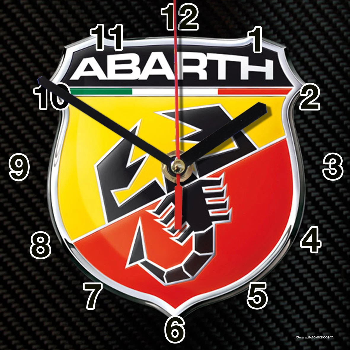 HORLOGE MURALE Logo ABARTH 01M eBay