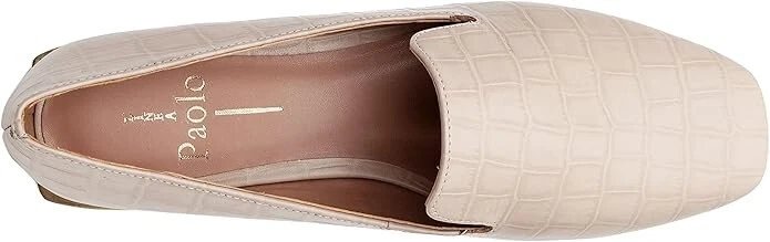 Mocasines planos Linea Paolo Z3856* Missy para mujer de lujo cocodrilo en relieve talla 9M Foto 4 de 4