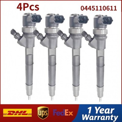 4PCS 0445110611 Common Rail Diesel Fuel Injector for JMC 4D30 CN3-9K546-AB