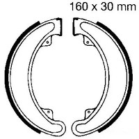 Bremsbacken Hinten EBC H315 FüR Honda CJ 250 T Bj. 1976-1979