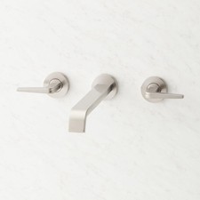 Signature Hardware SHDRWMTFZBN Drea 2-Handle Wall Mount Roman Tub Faucet,
