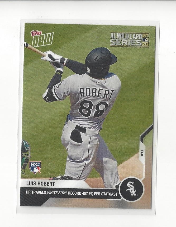 2020 Topps Now #349 Luis Robert RC Rookie White Sox (Only 3479 Made)