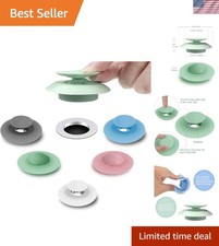 Durable 5-Pack Silicone Drain Stopper  Strainer Set - Protects Against Debris