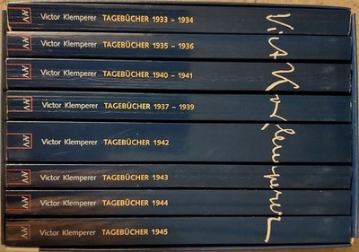 Victor Klemperer ''Zeugnis ablegen...'' 8 Tagebücher-Box+ 2er Box ''Leben sammeln.