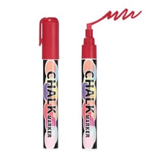 Liquid Chalk Markers 6mm, 2 Pcs Chalkboard Markers Erasable Tip, Burgundy
