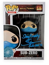 Steve Blum Mortal Kombat Signed Funko Pop Sub Zero Autograph #536 JSA COA 838