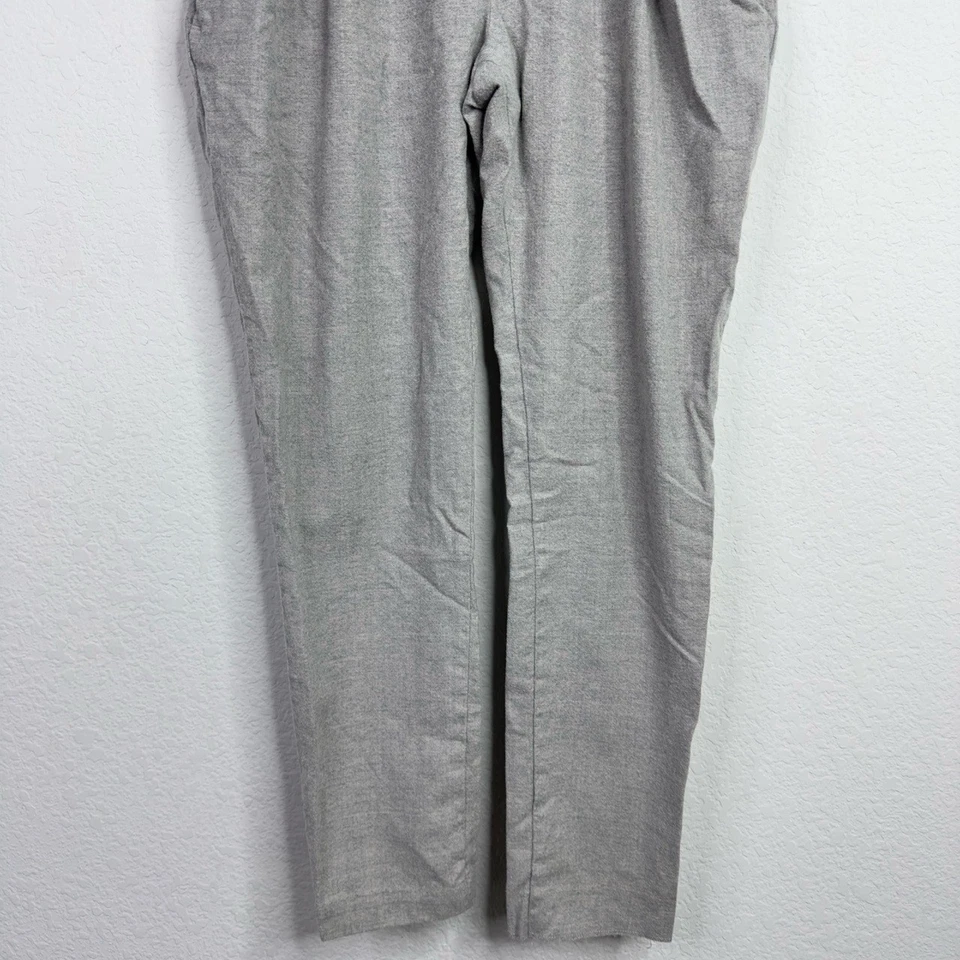 Gunex Brunello Cucinelli Pants Womens 8 Grey Wool Pleated Career Neutral Preppy - Image 4 of 4