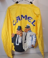 VTG 1990s Joe Camel Cigarettes PROMOTION Zip-Up PaperThin Windbreaker Jacket XL