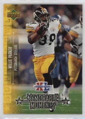 2006 Upper Deck Super Bowl XL Memorable Moments Willie Parker #MM2 1o1v