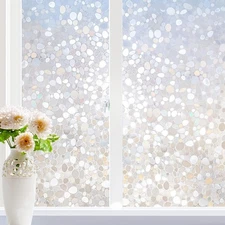 Window Privacy Film Decorative Static Clings Stained Stickers for Glass Covering