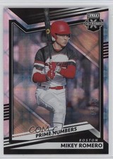 2022 Panini Elite Extra Edition Prime Numbers B 5/61 Mikey Romero #24 zg6