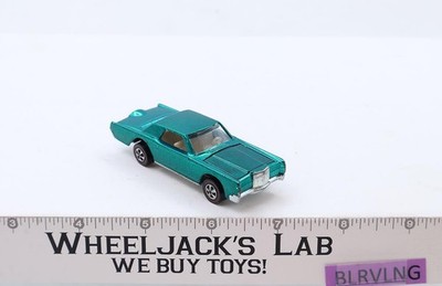 Custom Continental Mark III Aqua 1968 1969 Redline Hot Wheels Mattel Vtg RL NM