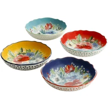 The Pioneer Woman Melody 4-Piece Pasta Bowl Set New