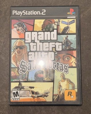 Grand Theft Auto San Andreas Sony PlayStation 2, Memory Card, All Paperwork