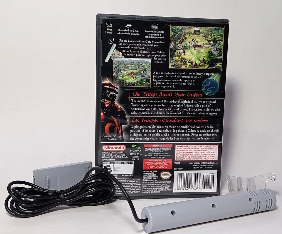 Odama - Nintendo Gamecube - Complete w. manual, microphone & clip CiB - Image 2 of 4