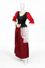 Piratin Kostüm Piratenkostüm Piratenbraut Fasching Seeräuberbraut 44 Top Neu