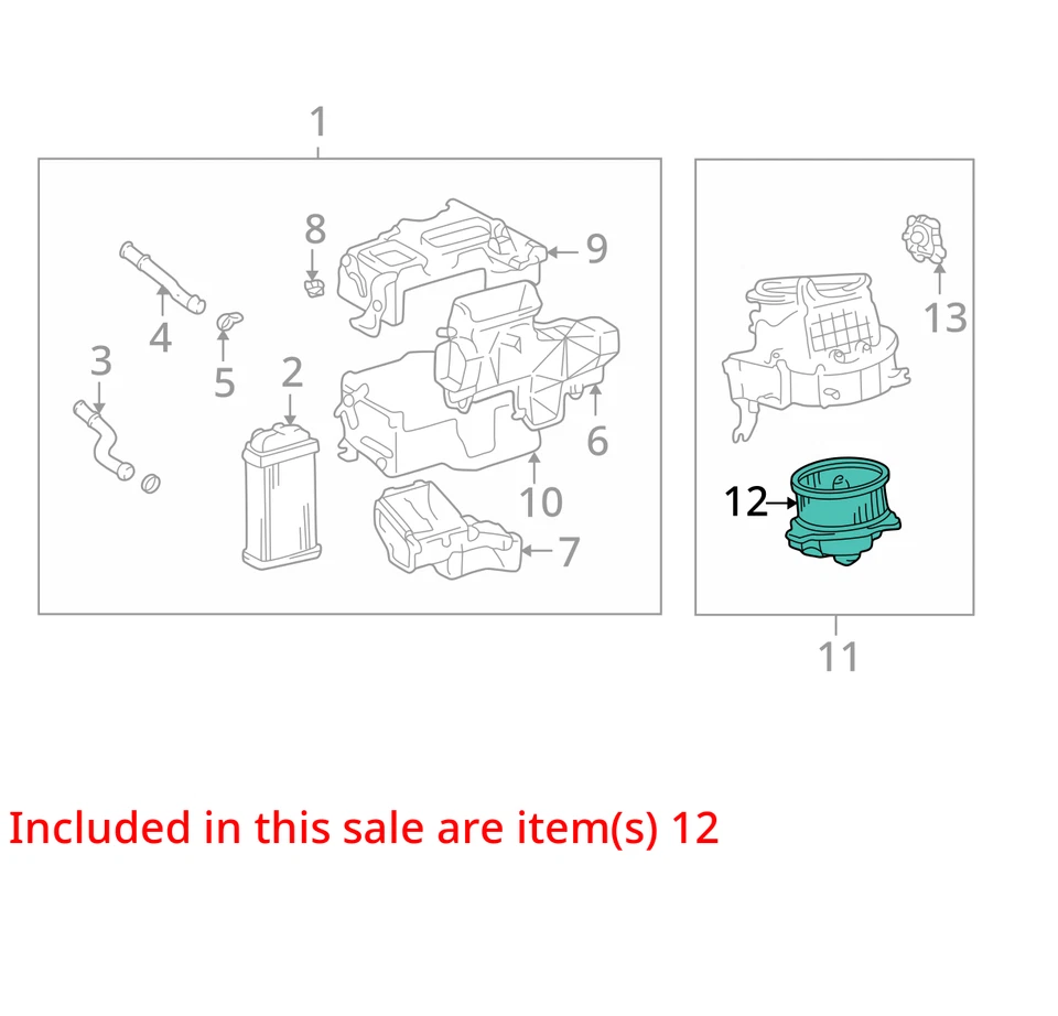 Toyota Tundra 2001 calefacción aire acondicionado motor fabricante de equipos originales 179 k millas - LKQ408758363 Foto 4 de 4