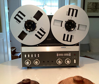 Revox A77 Tonbandgerät Reel to Reel mit 2 Spulen Silber/Schwarz