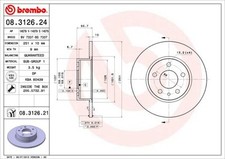 Disque de frein Lancia LYBRA