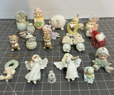 Lot of 20 Precious Moments Figurines  Christmas Ornaments