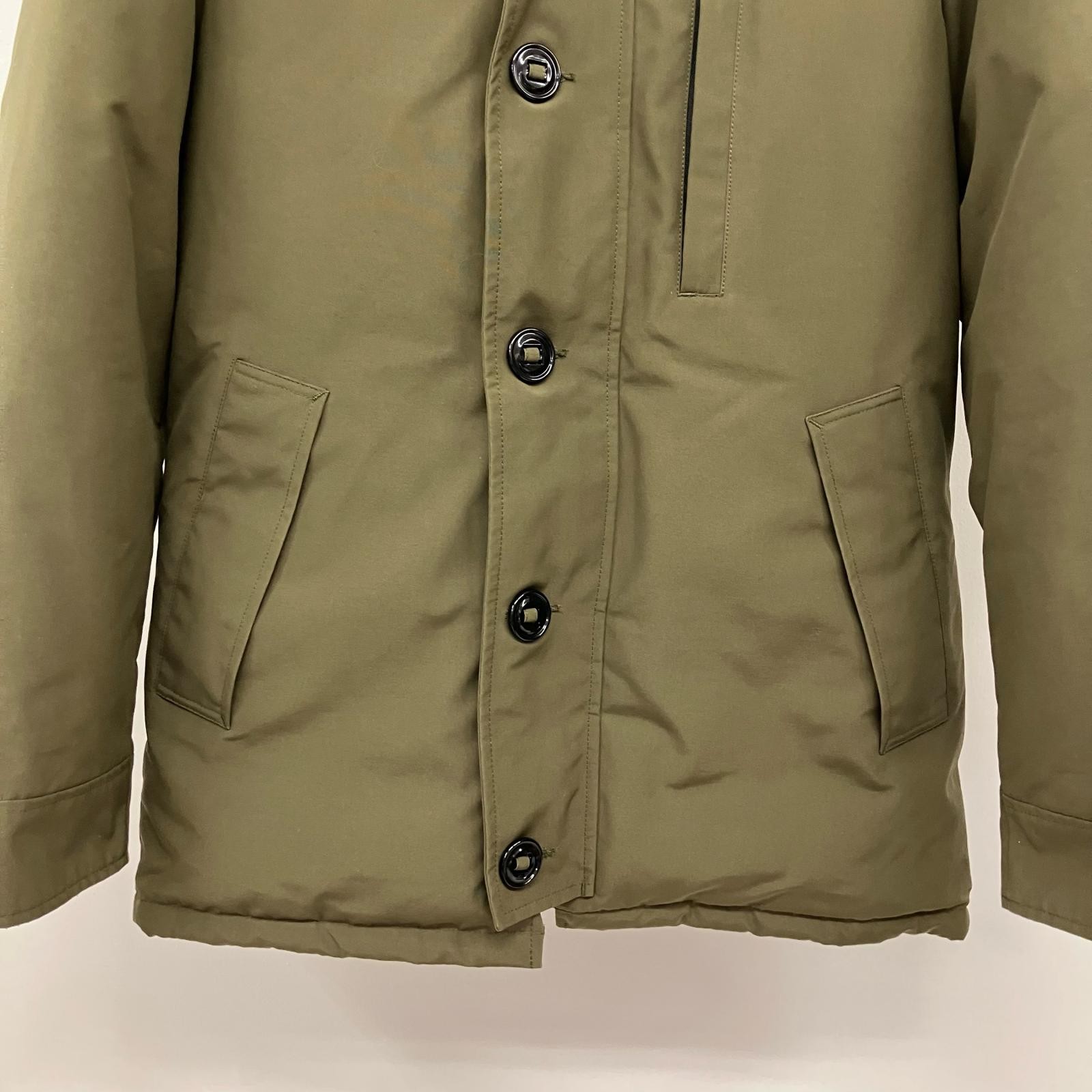CANADA GOOSE Chateau Hoodie Fusion Fit Heritage Down Jacket 3426MA Khaki Size: M thumbnail 11