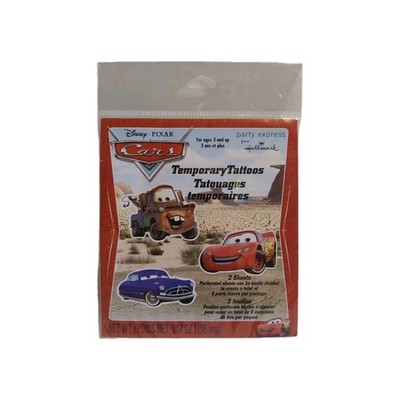 Temporary Tattoos Cars 2 Two Sheets Party Supplies Party Express by Hallmark