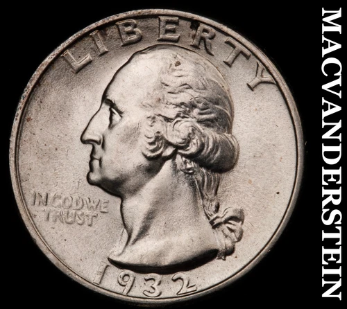 1932 Washington Quarter- Silver Choice Gem Brilliant Uncirculated MS++++  #i4362
