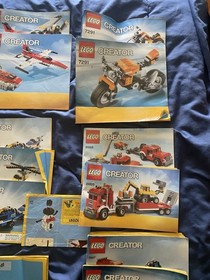 lego Creator manual Instruction Book Lot 7291 7292 5765 31005 5867 31015 31020